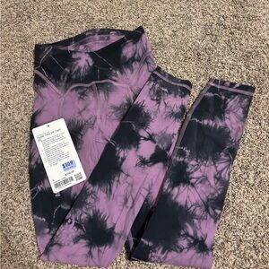 Lululemon Athletica Purple and Black Leggings